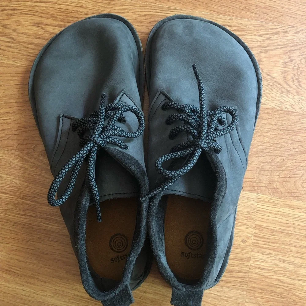 Softstar Primal Sawyer 9U barefoot leather minimalist shoes wide splay - Picture 9 of 11